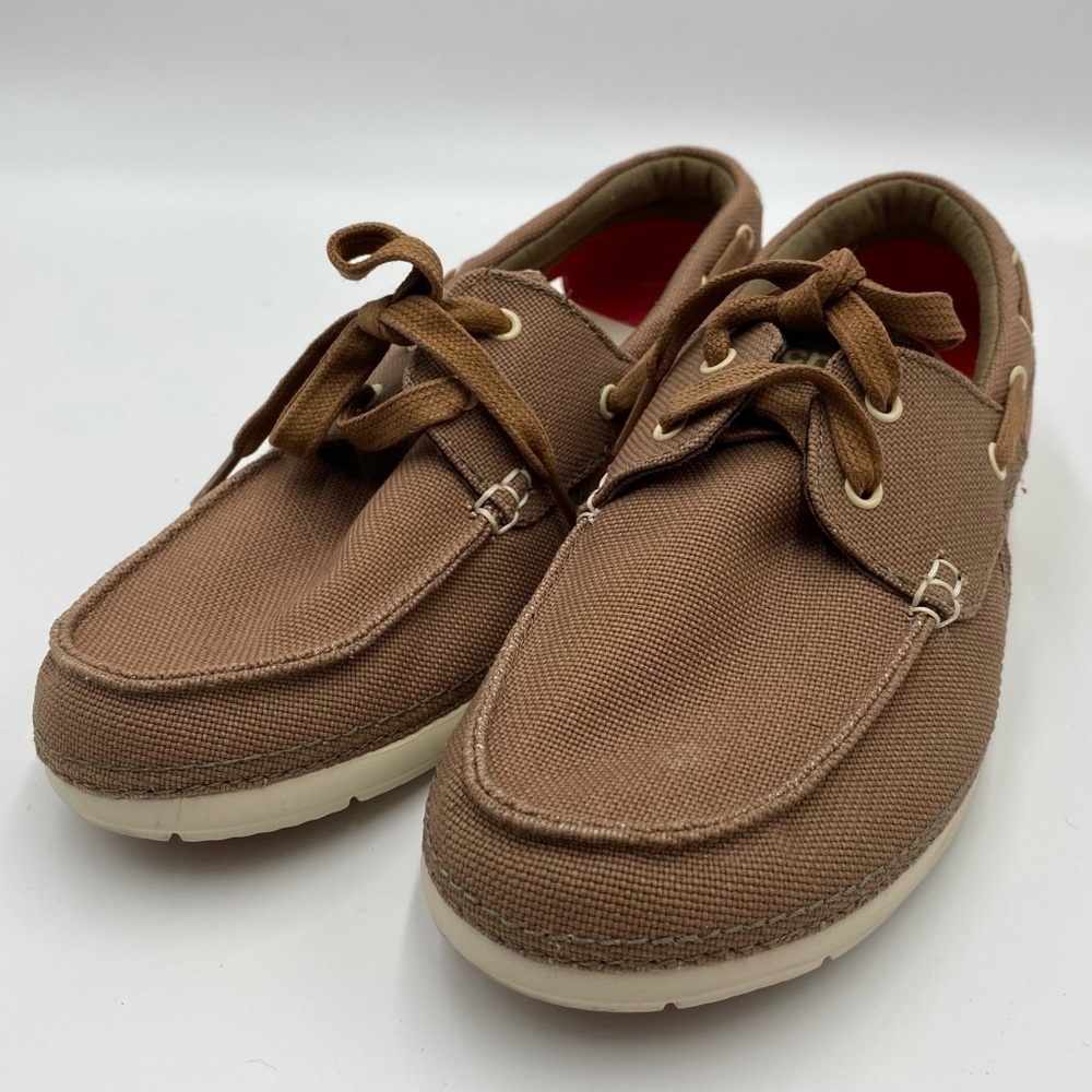 Crocs Men's Beach Line Lace Up Boat Shoes Size 8